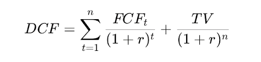 DCF formula